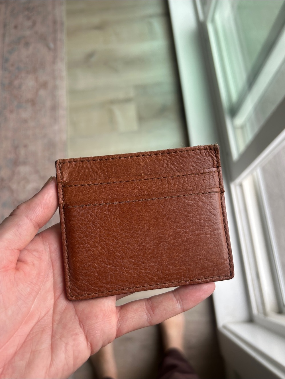 Madewell Pebbled Leather Card Holder - Picture 3 of 3